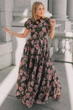 Melody Dress In Midnight Rose 20 Melody Dress In Midnight Rose -Fashion Clothing Store 1430B1FF 9850 46B9 B633 B5DC05CC8080