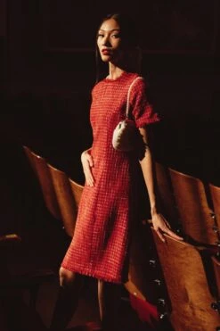 Reese Dress In Red - FINAL SALE -Fashion Clothing Store 369A5504final 470402