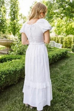 Antoinette Dress In White -Fashion Clothing Store ANTOINETTE SSS23 4THOFJULY RETOUCH 17 816582