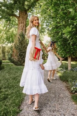 Antoinette Dress In White -Fashion Clothing Store ANTOINETTE SSS23 4THOFJULY RETOUCH 23