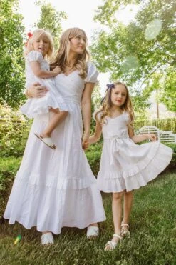 Antoinette Dress In White -Fashion Clothing Store ANTOINETTE SSS23 4THOFJULY RETOUCH 34