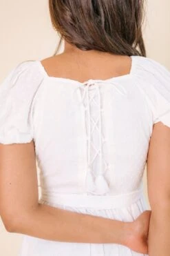 Antoinette Dress In White -Fashion Clothing Store ANTOINETTE SSS23 4THOFJULY RETOUCH FULLSIZE 04