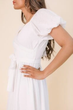 Antoinette Dress In White -Fashion Clothing Store ANTOINETTE SSS23 4THOFJULY RETOUCH FULLSIZE 06