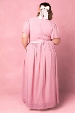 Abbie Dress In Blush -Fashion Clothing Store AbbieBlush3 780430
