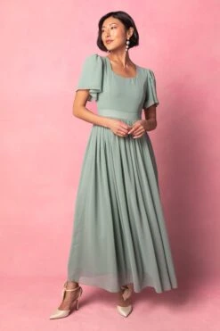 Abbie Dress In Sage