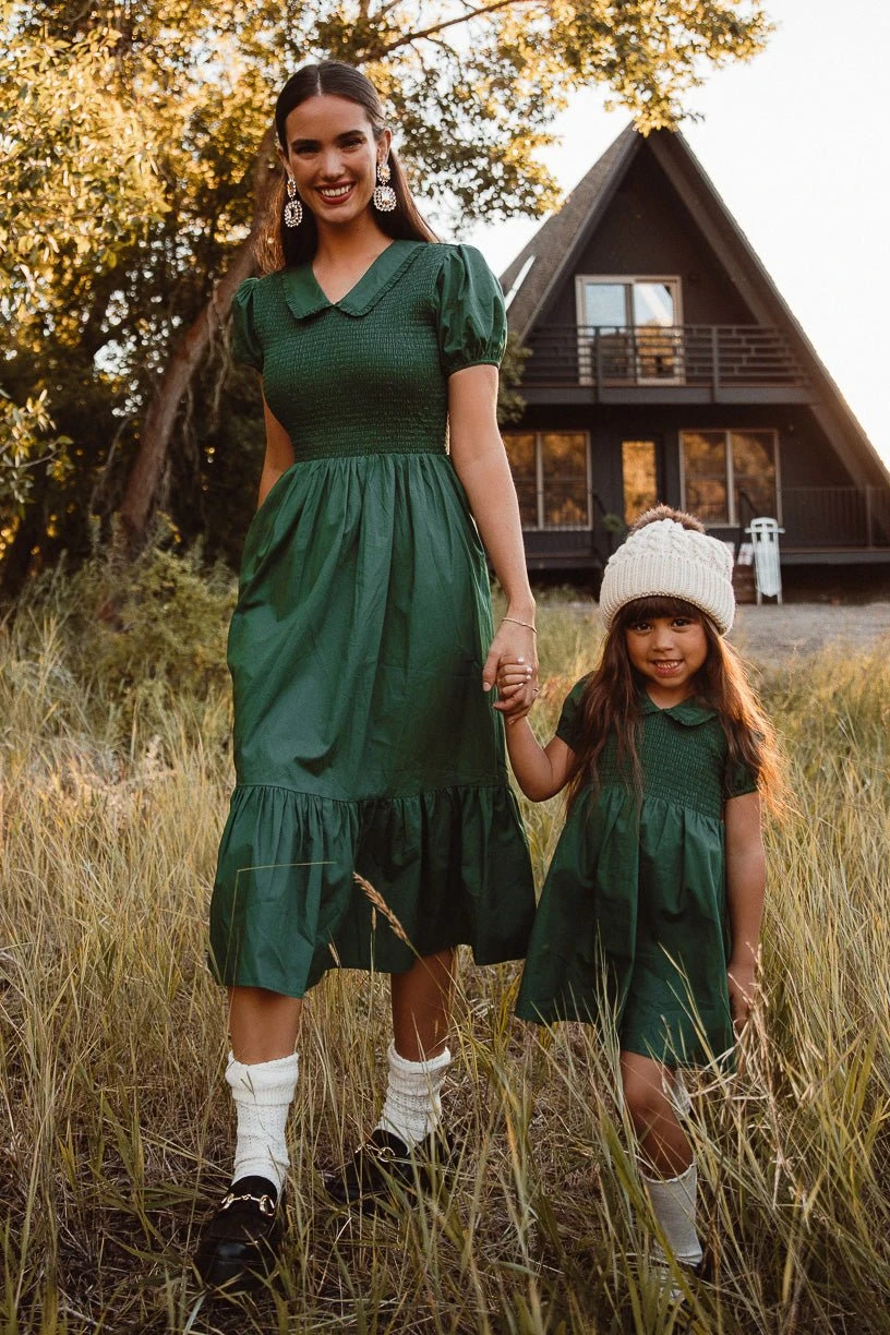 Mini Addie Dress In Green - FINAL SALE 9 Mini Addie Dress In Green - FINAL SALE - Image 9