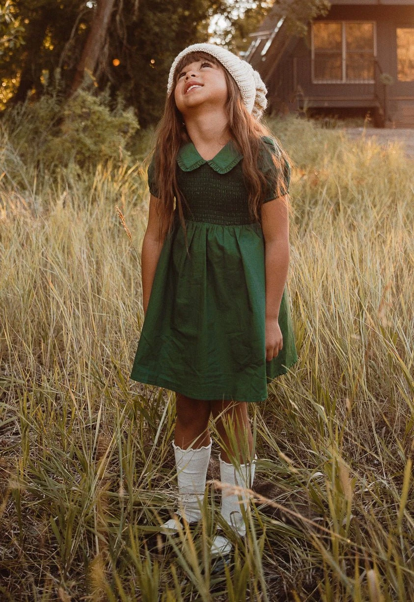 Mini Addie Dress In Green - FINAL SALE 6 Mini Addie Dress In Green - FINAL SALE - Image 6
