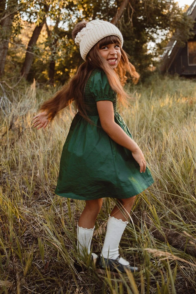 Mini Addie Dress In Green - FINAL SALE 7 Mini Addie Dress In Green - FINAL SALE - Image 7