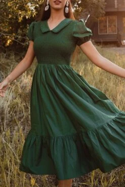 Addie Dress In Green - FINAL SALE -Fashion Clothing Store Addie Green 7 555583