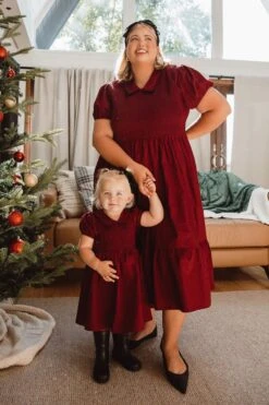 Addie Dress In Wine - FINAL SALE -Fashion Clothing Store Addie Wine 04 239977