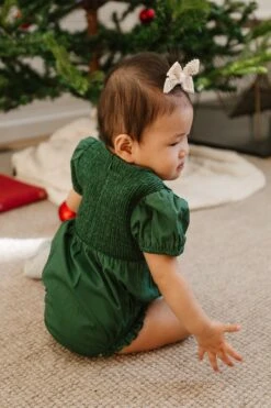 Baby Addie Romper In Green - FINAL SALE 11 Baby Addie Romper In Green - FINAL SALE -Fashion Clothing Store AddieGreen Baby 01 666836