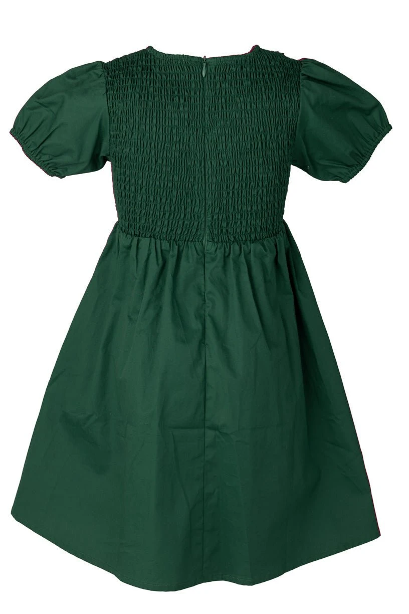 Mini Addie Dress In Green - FINAL SALE 3 Mini Addie Dress In Green - FINAL SALE - Image 3