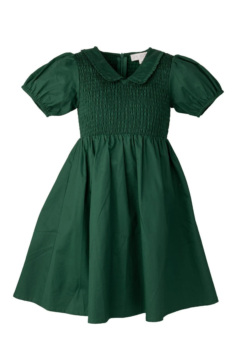 Mini Addie Dress In Green - FINAL SALE 1 Mini Addie Dress In Green - FINAL SALE