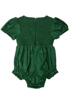 Baby Addie Romper In Green - FINAL SALE 13 Baby Addie Romper In Green - FINAL SALE -Fashion Clothing Store AddieGreenBaby Back 527801