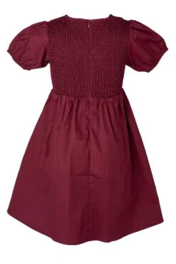 Mini Addie Dress In Wine - FINAL SALE -Fashion Clothing Store AddieWine Mini back 743429