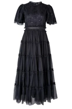 Anastasia Dress In Black 16 Anastasia Dress In Black -Fashion Clothing Store AnastasiaBlack front 944205