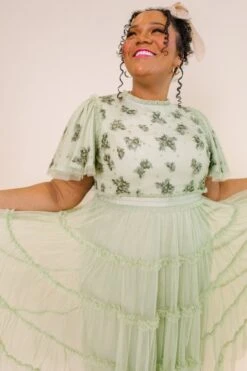 Anastasia Dress In Sage -Fashion Clothing Store AnastasiaSage Studio SS23 02 948757