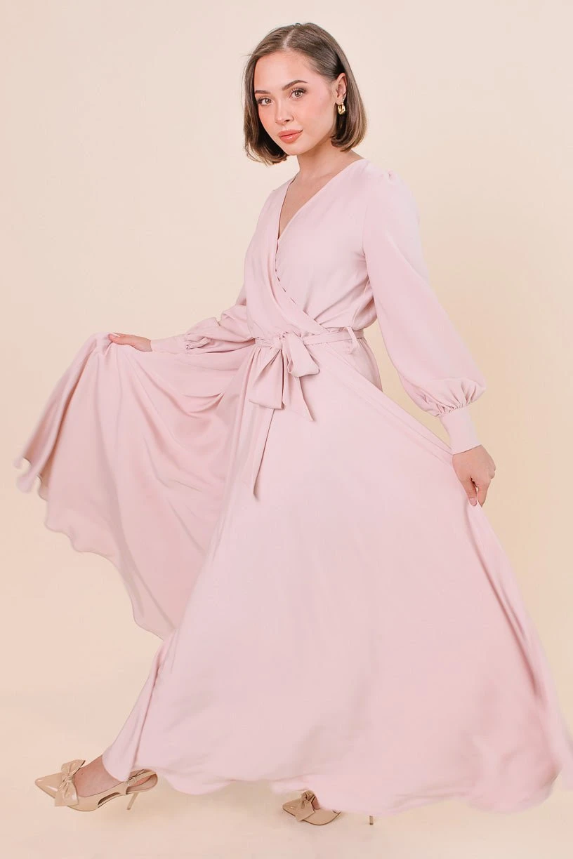 Andie Dress In Powder Pink 3 Andie Dress In Powder Pink - Image 3