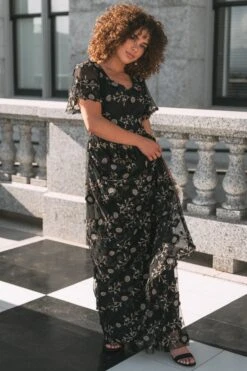 Athena Dress In Black - FINAL SALE -Fashion Clothing Store AthenaBlack Capitol N23 03 310867