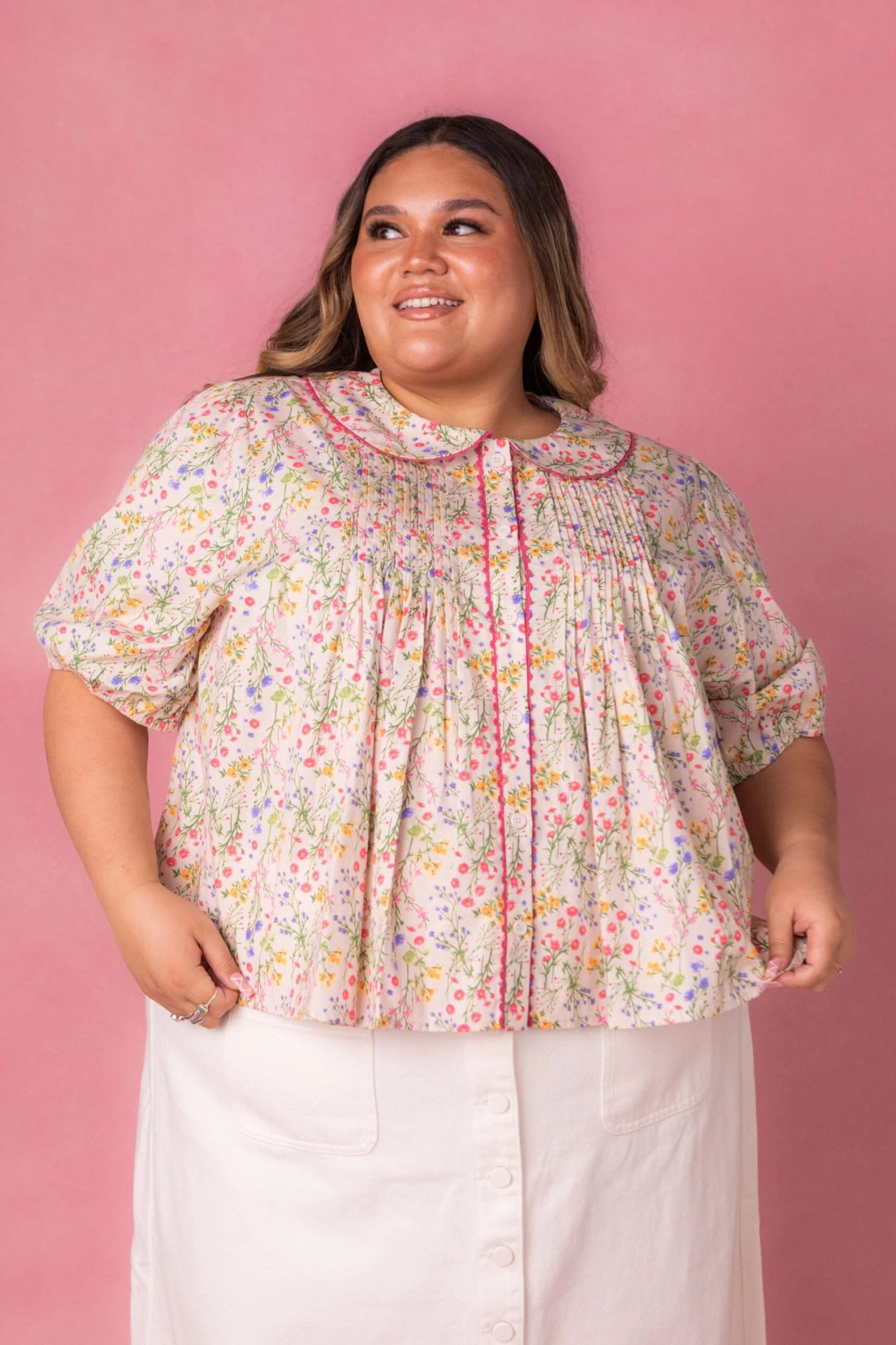 Betty Blouse In Floral 10 Betty Blouse In Floral - Image 10