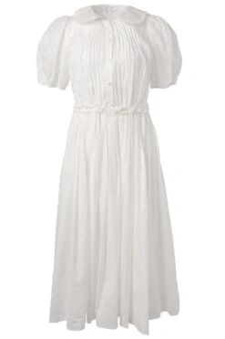 Betty Dress In White -Fashion Clothing Store BettyDress White front 866919
