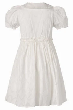 Mini Betty Dress In White -Fashion Clothing Store BettyDress White mini back 924803