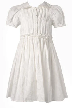 Mini Betty Dress In White -Fashion Clothing Store BettyDress White mini front 485596