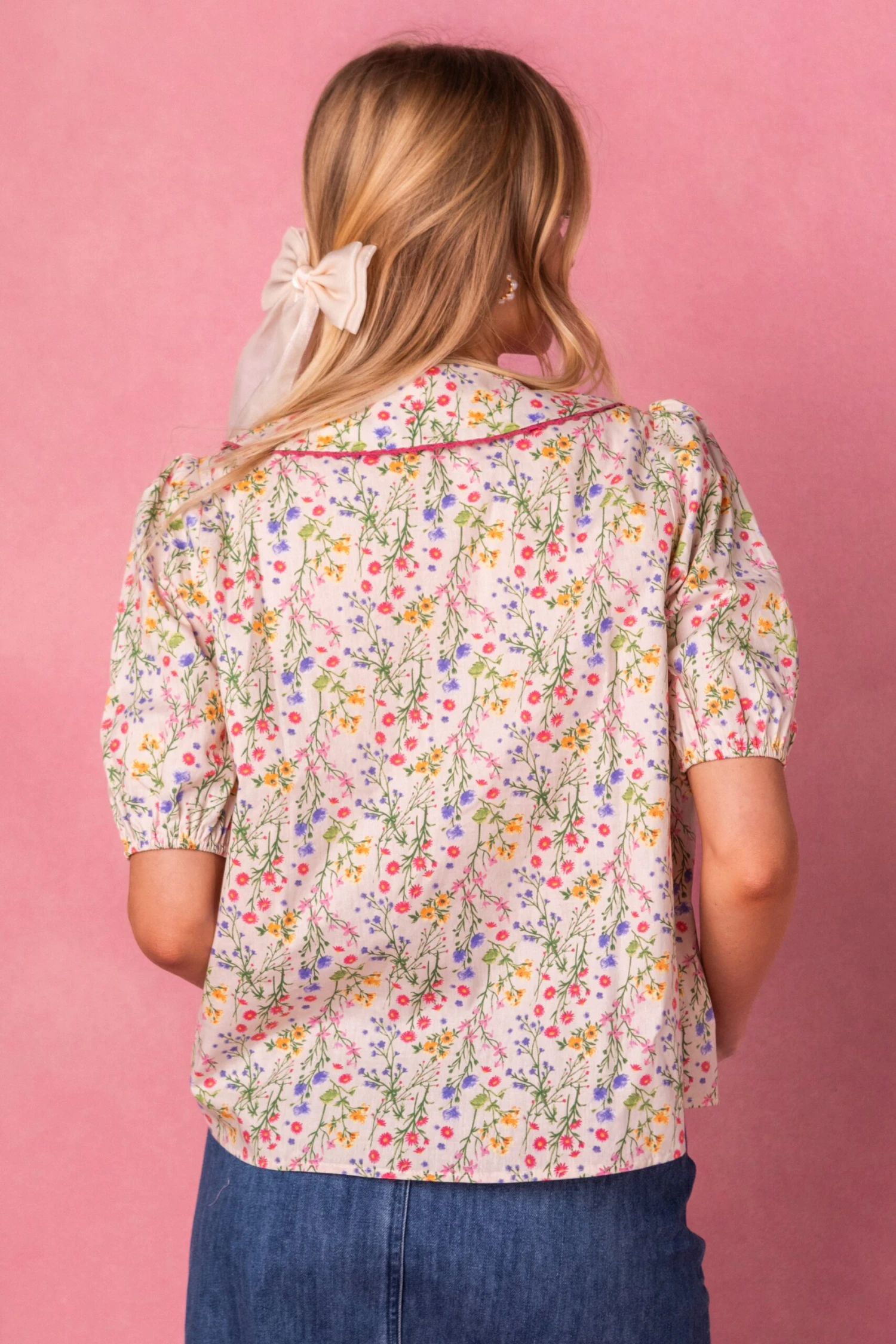 Betty Blouse In Floral 3 Betty Blouse In Floral - Image 3