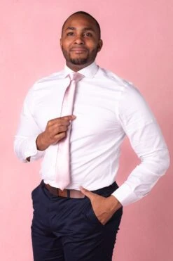 Mens Max Tie In Blush -Fashion Clothing Store Blush2 380814