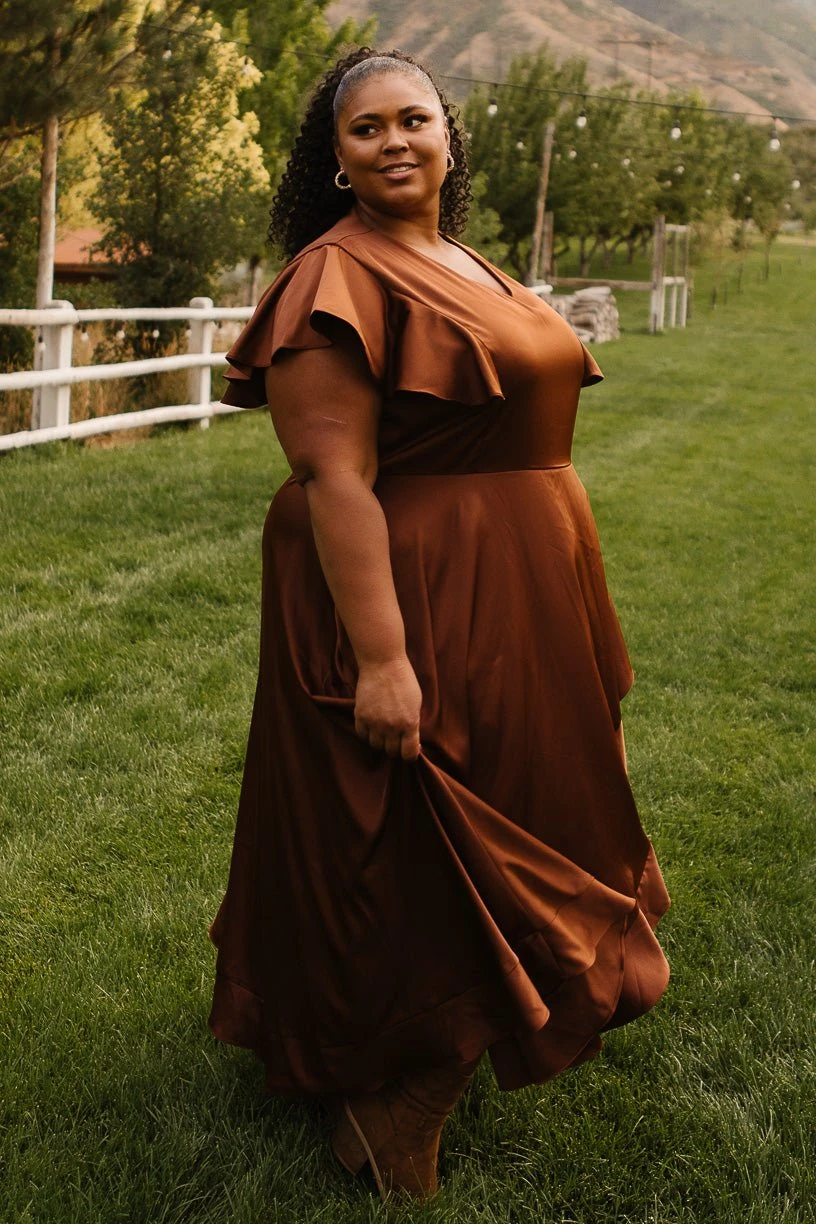 Callie Dress In Brown 9 Callie Dress In Brown - Image 9