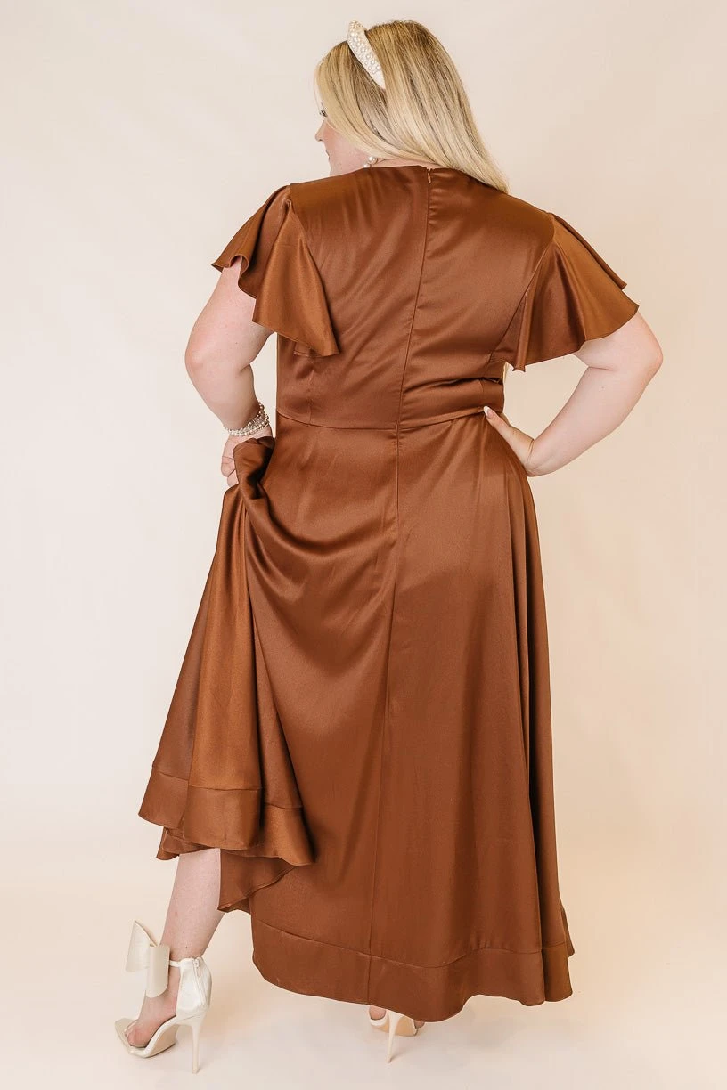 Callie Dress In Brown 7 Callie Dress In Brown - Image 7