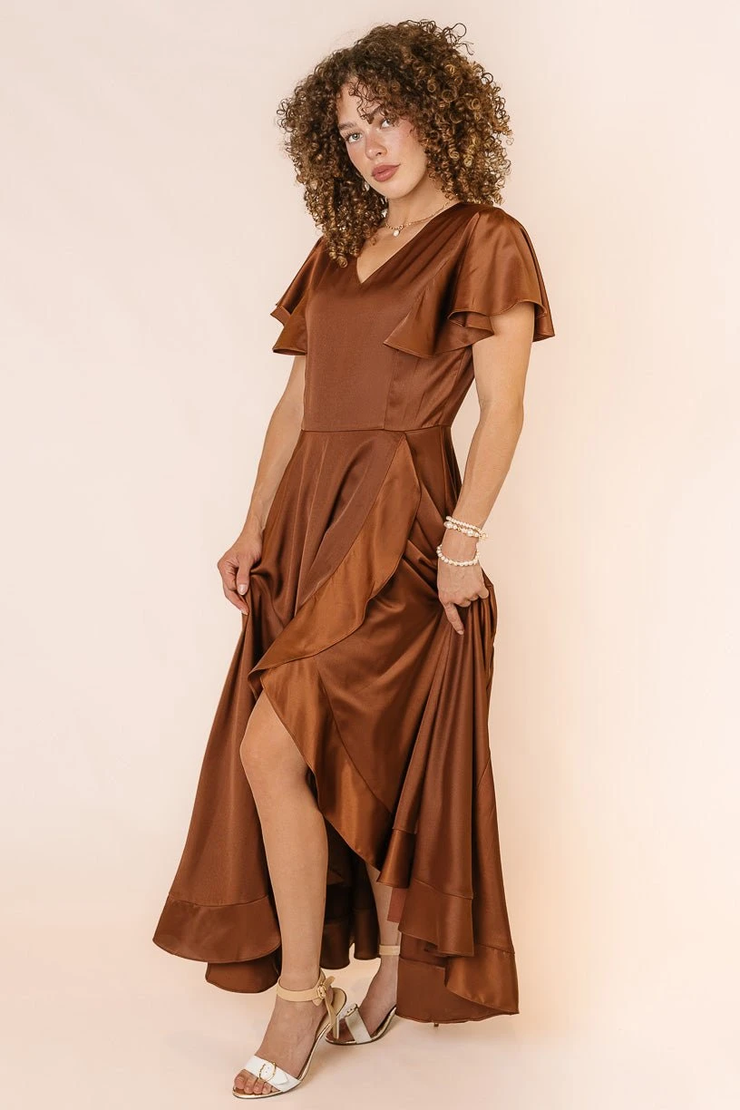 Callie Dress In Brown 1 Callie Dress In Brown