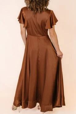 Callie Dress In Brown 12 Callie Dress In Brown -Fashion Clothing Store CallieBrown Studio F23 8 512060