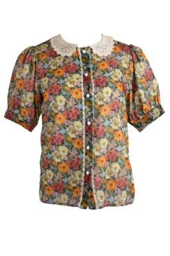 Cambridge Blouse Made With Liberty Fabric -Fashion Clothing Store Cambridge Blouse front Edit 412978