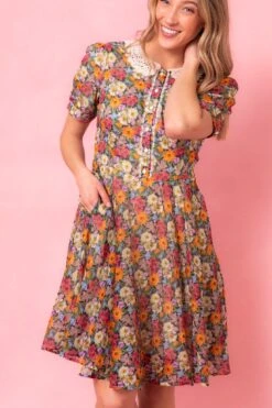 Cambridge Dress Made With Liberty Fabric -Fashion Clothing Store CambridgeDress Studio LibertyLondon24 06 890405
