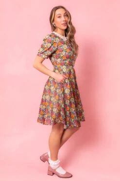 Cambridge Dress Made With Liberty Fabric -Fashion Clothing Store CambridgeDress Studio LibertyLondon24 09