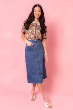 Cambridge Blouse Made With Liberty Fabric -Fashion Clothing Store CambridgeTop Studio LibertyLondon24 1