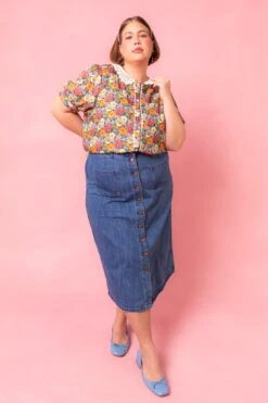 Cambridge Blouse Made With Liberty Fabric -Fashion Clothing Store CambridgeTop Studio LibertyLondon24 10