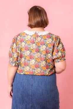 Cambridge Blouse Made With Liberty Fabric -Fashion Clothing Store CambridgeTop Studio LibertyLondon24 14