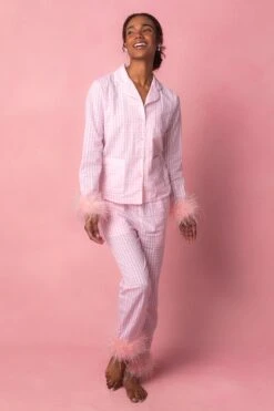 Camille Night Set With Feathers -Fashion Clothing Store CamilleFeathers Studio Easter24 43 338872