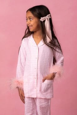 Mini Camille Night Set With Feathers -Fashion Clothing Store CamilleFeathers Studio Easter24 56 102185