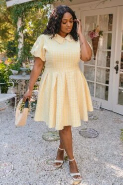 Celine Dress In Yellow -Fashion Clothing Store Celine CAgradens Easter24 11