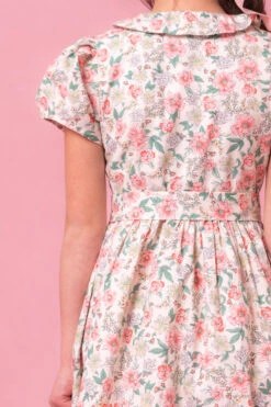 Mini Chelsea Dress In Cream Floral 15 Mini Chelsea Dress In Cream Floral -Fashion Clothing Store Chelsea Studio Summer1 6