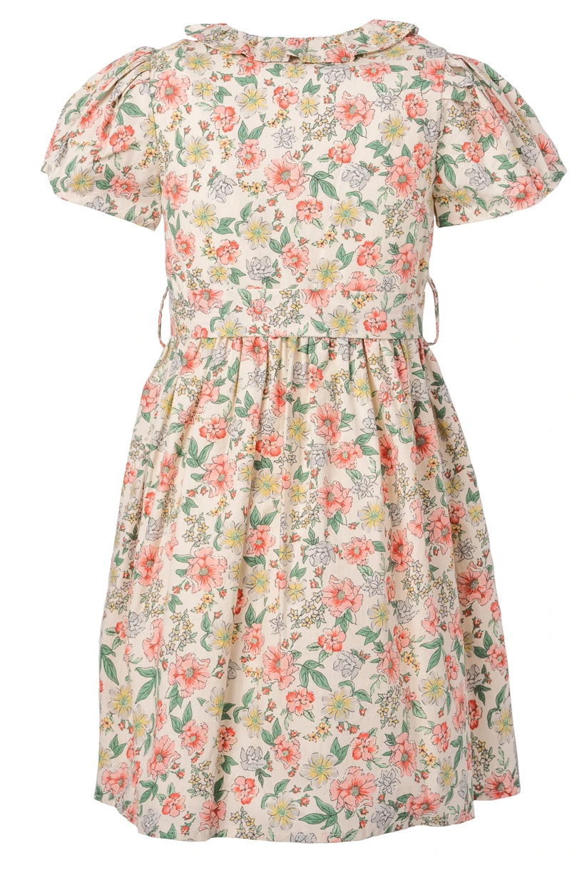 Mini Chelsea Dress In Cream Floral 9 Mini Chelsea Dress In Cream Floral - Image 9