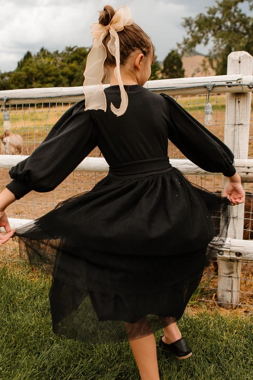 Mini Cosette Dress In Black - FINAL SALE 2 Mini Cosette Dress In Black - FINAL SALE - Image 2