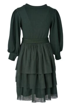 Mini Cosette Dress In Green - FINAL SALE -Fashion Clothing Store CosetteGreenMini back 532319