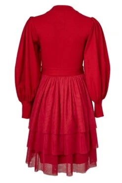Short Cosette Dress In Red - FINAL SALE -Fashion Clothing Store CosetteRed back 992924