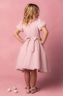 Mini Cupcake Dress In Pink Stripe -Fashion Clothing Store CupcakePink Studio Easter24 18 575615
