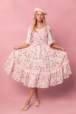 Roselyn Dress In Pink -Fashion Clothing Store D0D04797 B77D 4B0C B31C 3B99BA1BE803