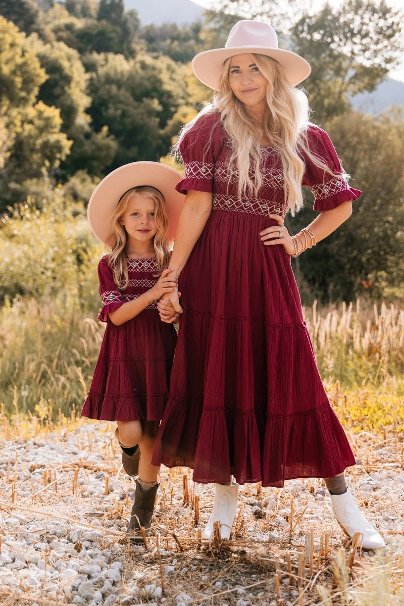 Mini Liesl Dress In Red - FINAL SALE 2 Mini Liesl Dress In Red - FINAL SALE - Image 2